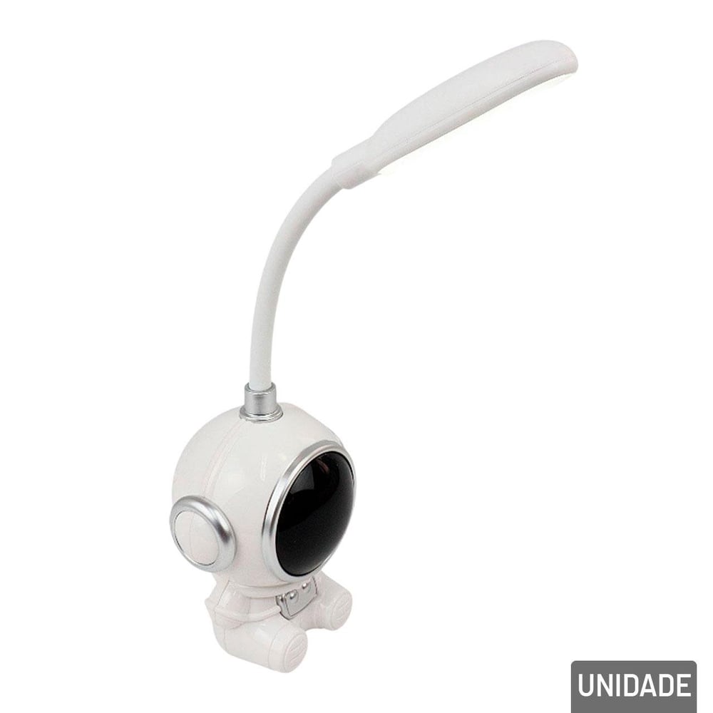 Luminária de Mesa 29cm EM LED Astronauta Color