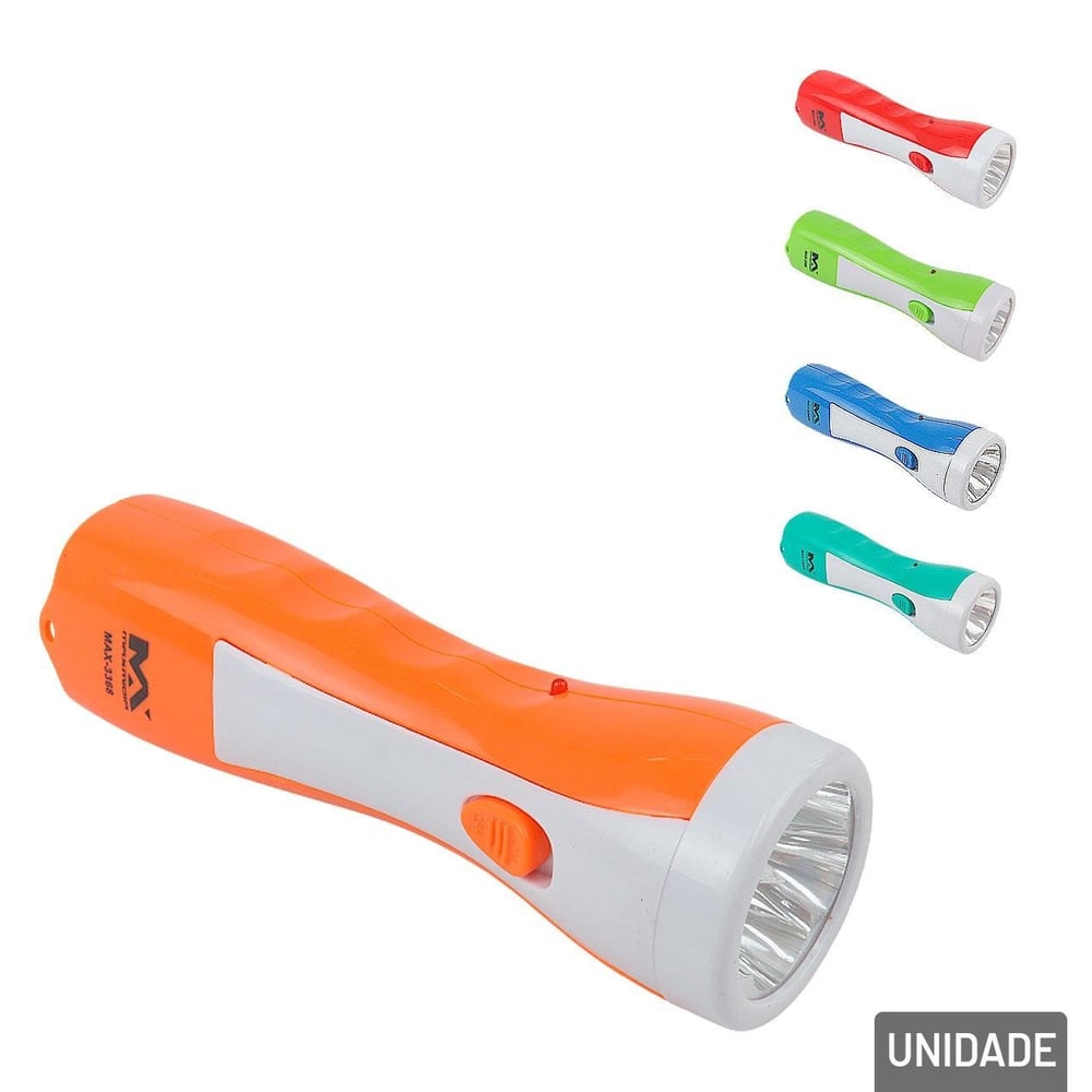 Lanterna Recarregável Bivolt 5 LED 250mAh Color