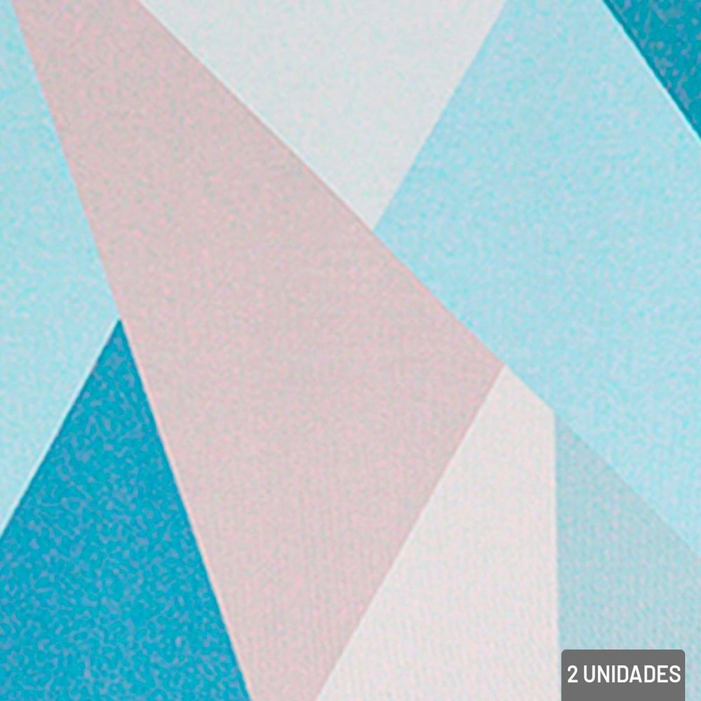 KIT Tapete de Poliéster 2 Peças Estampa Abstrata