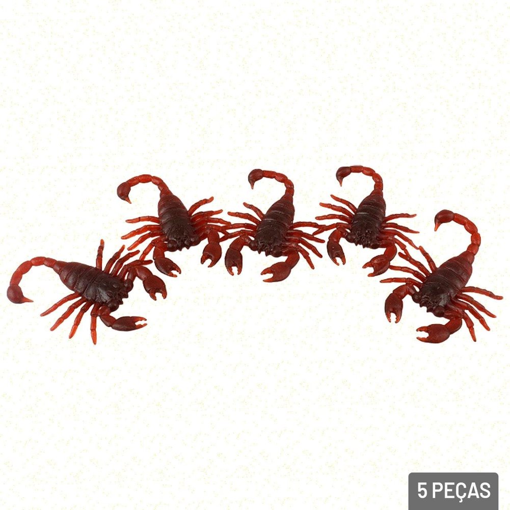 KIT Animais de Plástico 04 Peças Escorpião