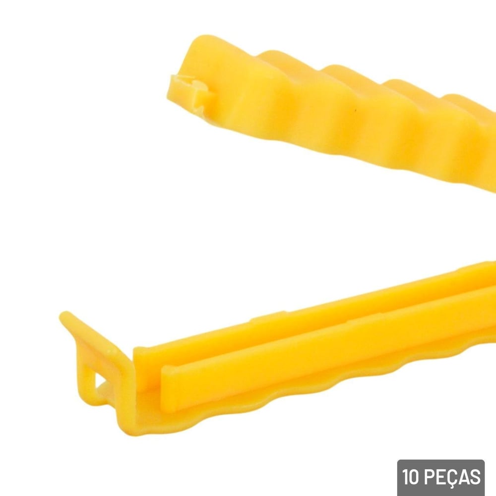 Lacre Para Embalagem 10cm 10 Peças com Suporte