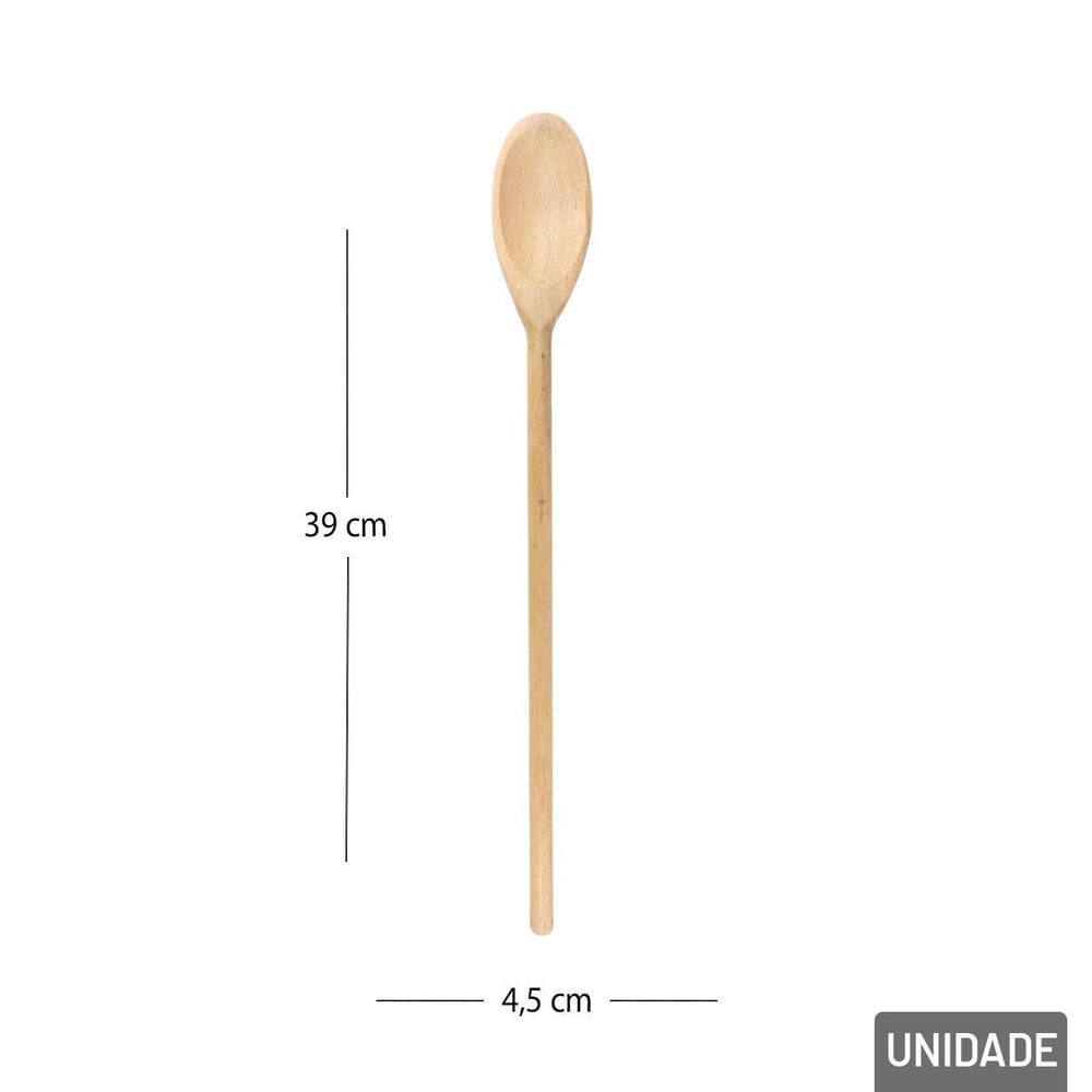 Colher Multiuso de Bambu 39cm