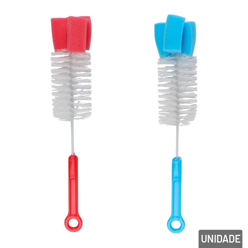 Escova de Limpeza Para Garrafa Plástico 27cm Color