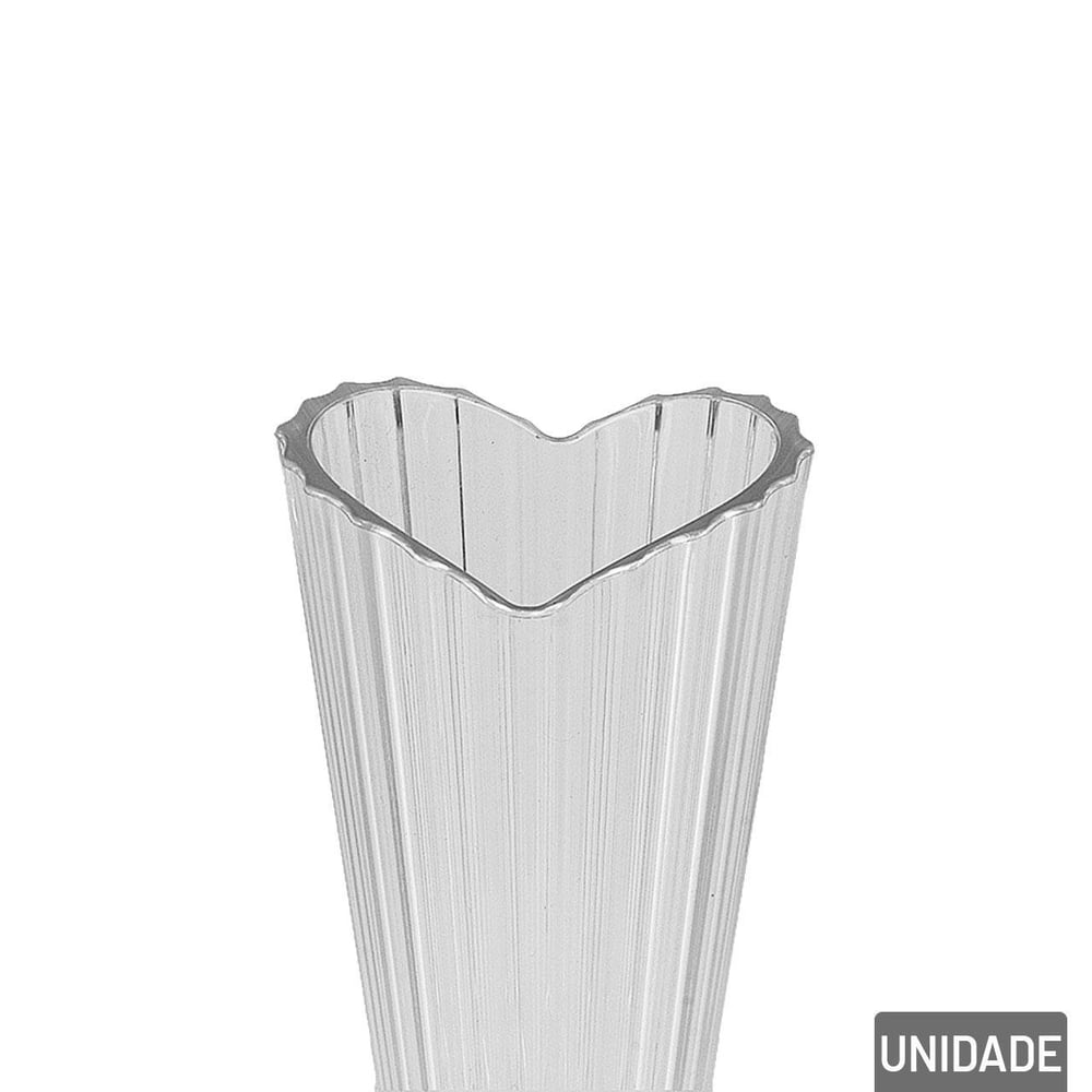 Vaso Decorativo de Plástico 20cm Texturado