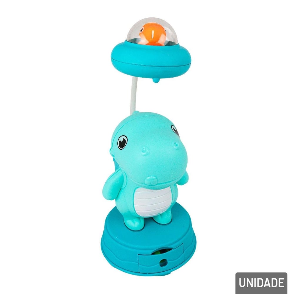 Luminária de Mesa 30cm EM LED Dinossauro Color