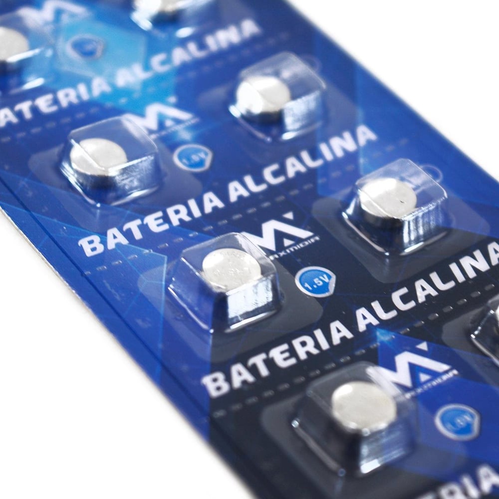 Bateria Botão Alcalina LR626 AG4 1,5V 10 Peças