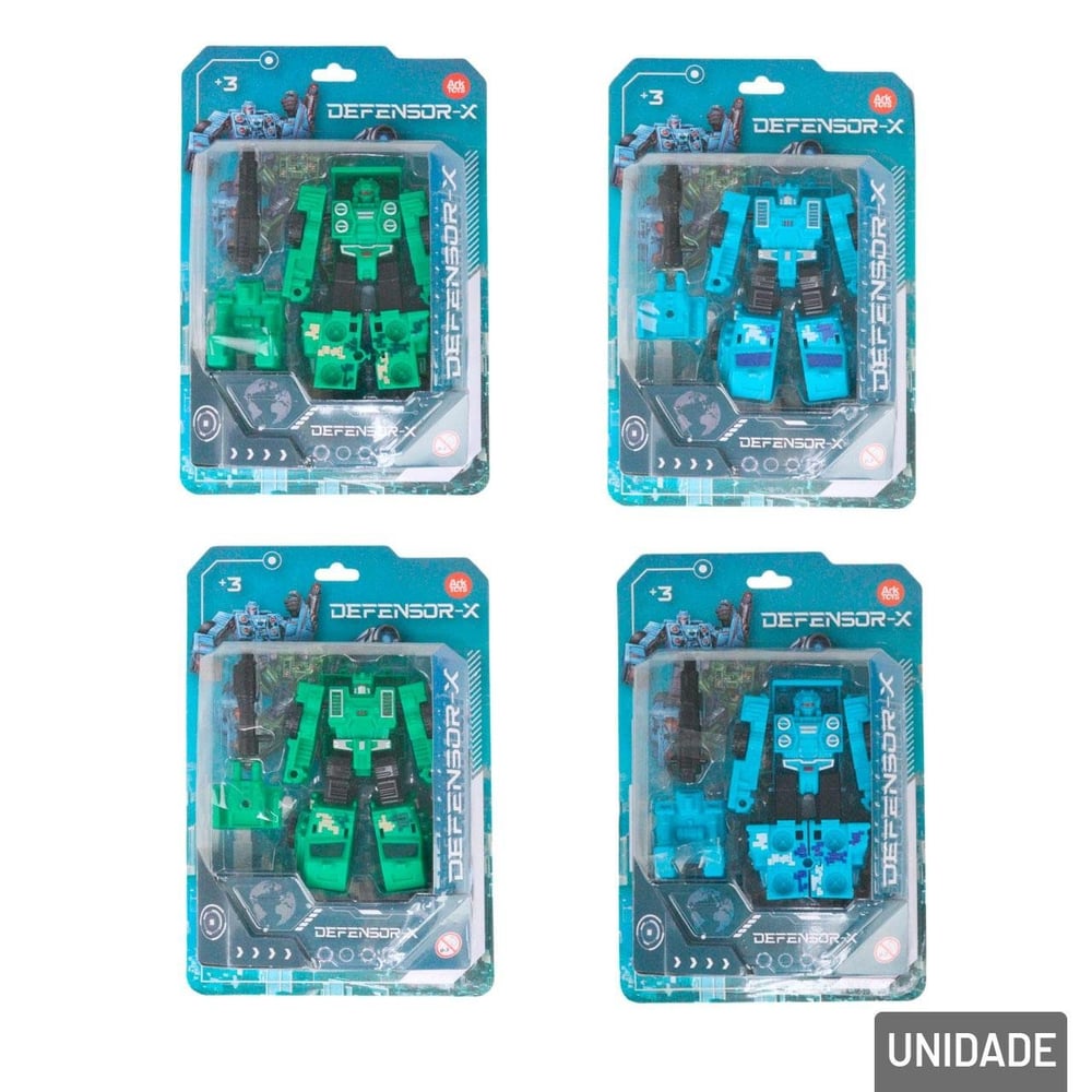 Boneco Robô Transformer 2 EM 1 Sortidos