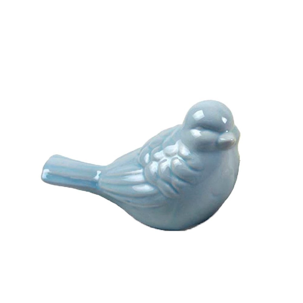 Enfeite de Cerâmica Decorativo Pássaro