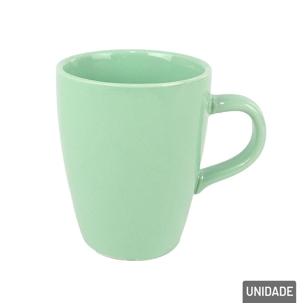 Caneca de Porcelana 230ml Inovare Verde Tiffany