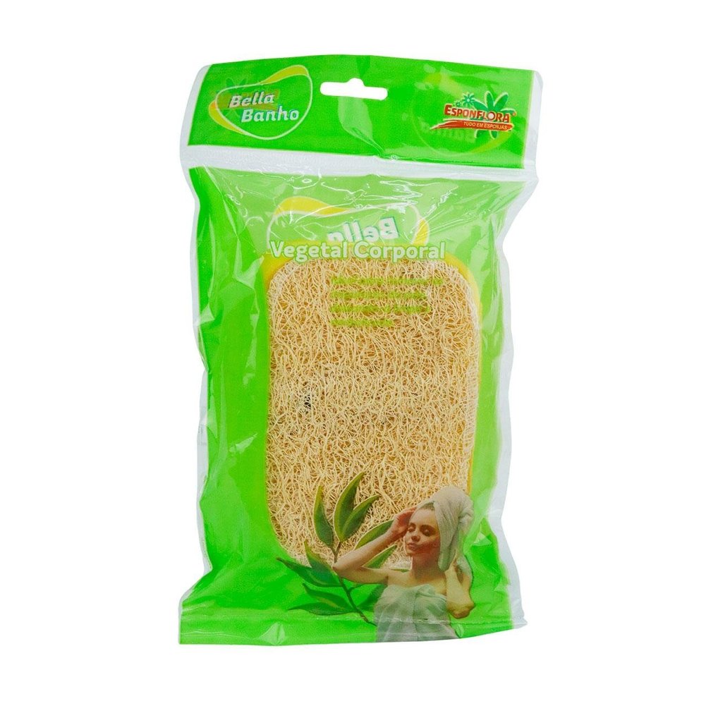 Bucha Vegetal Natural 14cm Dupla Face