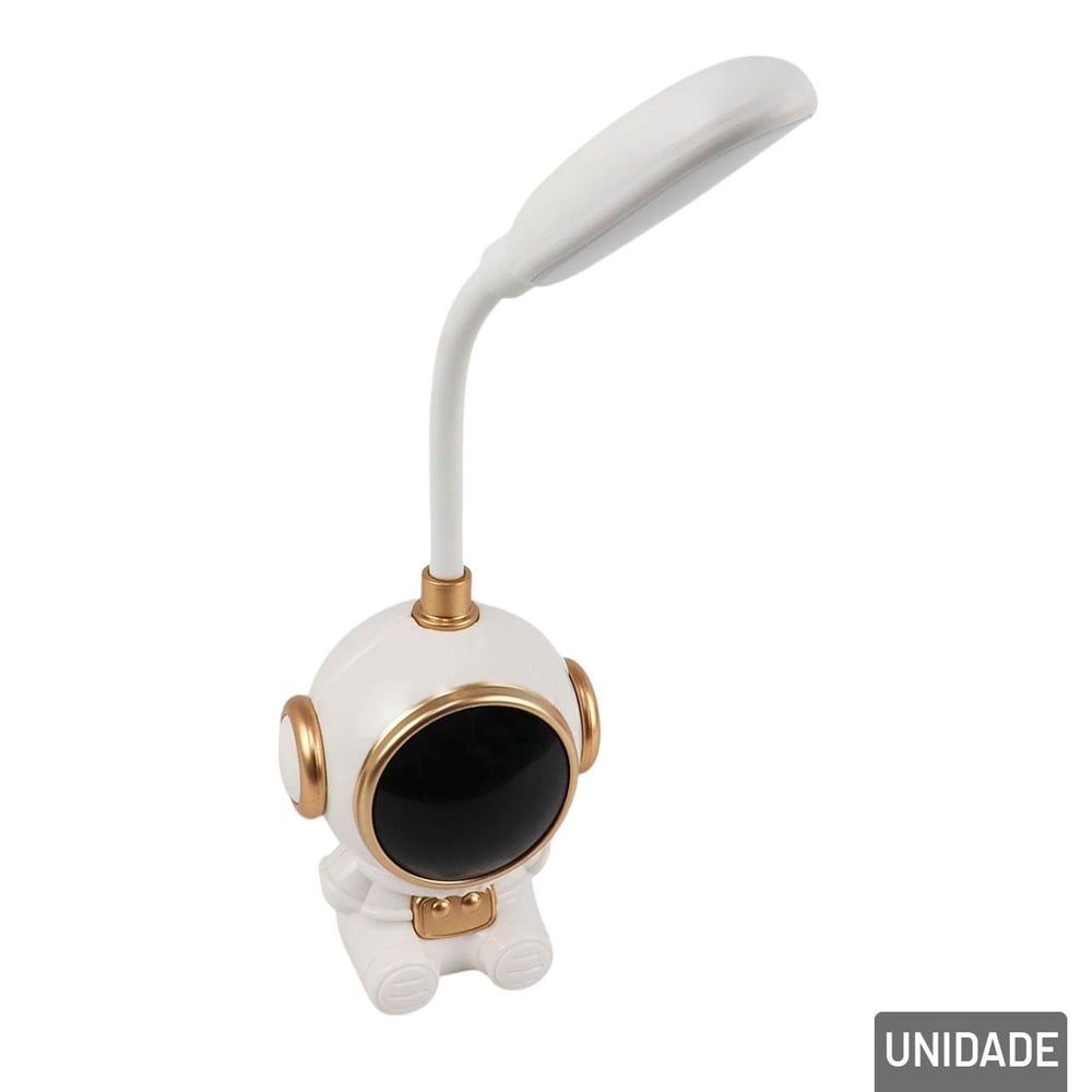 Luminária de Mesa 29cm EM LED Astronauta Color