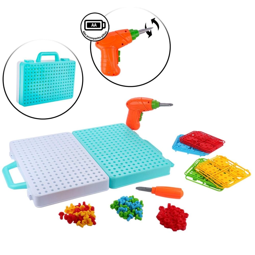 KIT Ferramentas Infantil à Pilha Maleta Creative