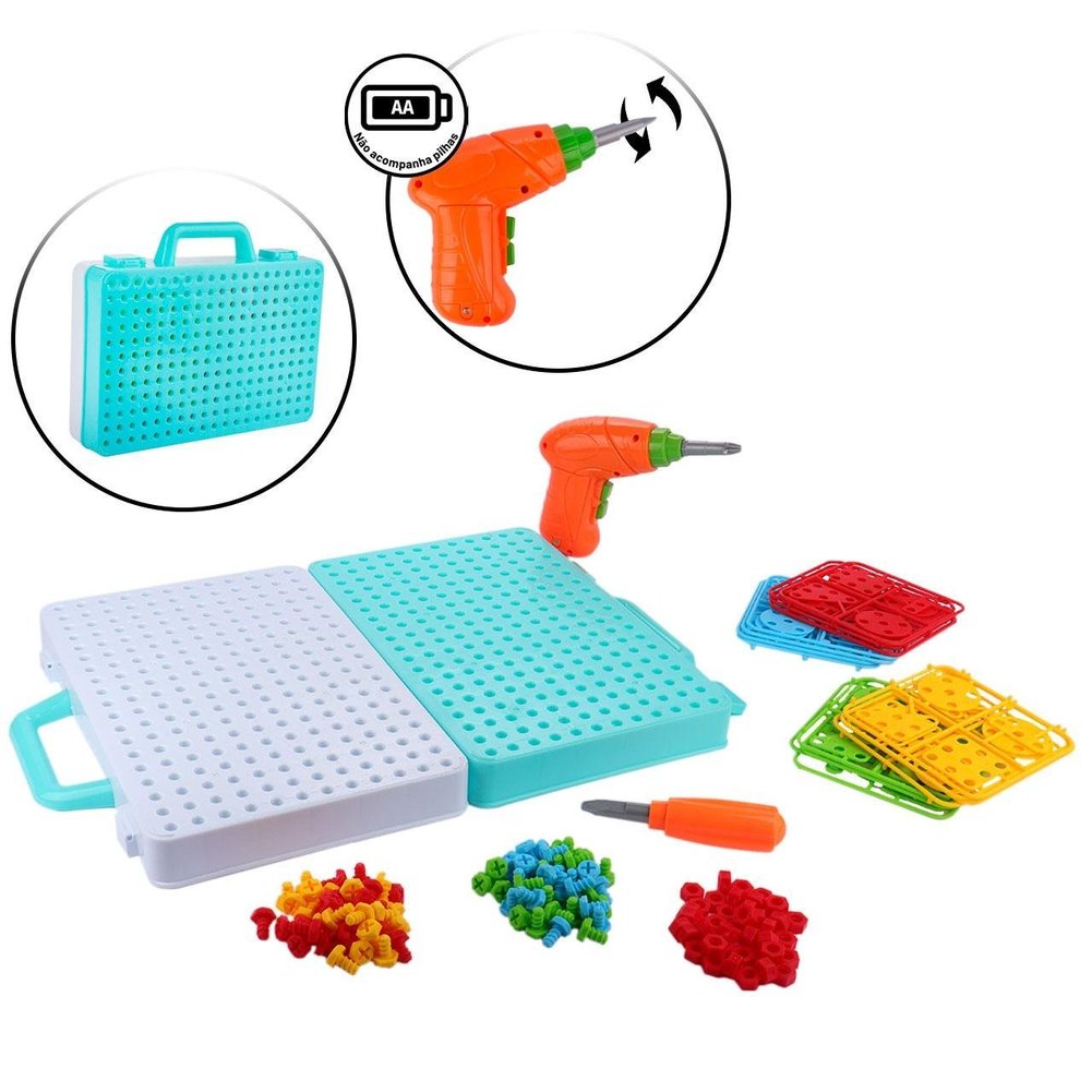 KIT Ferramentas Infantil à Pilha Maleta Creative