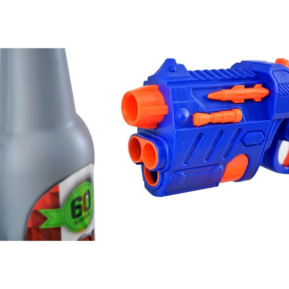 Pistola Lança Dardos 33cm 11 Peças