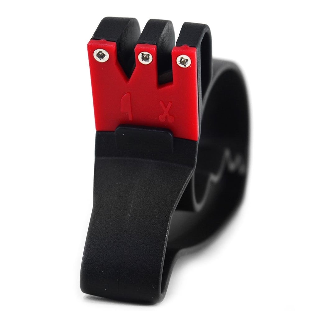 Afiador Amolador de Faca 13cm Preto