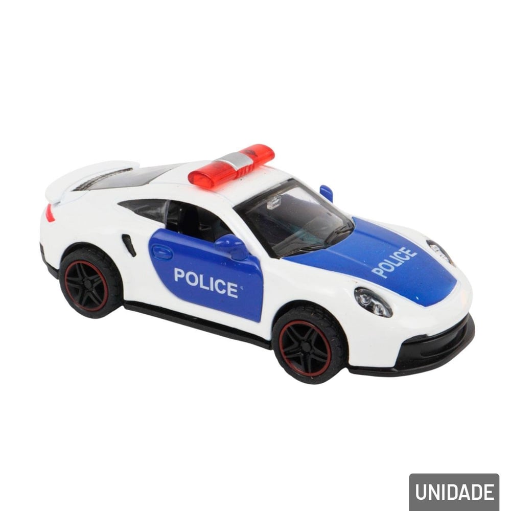 Carrinho de Fricção Metal Policial Sortidos