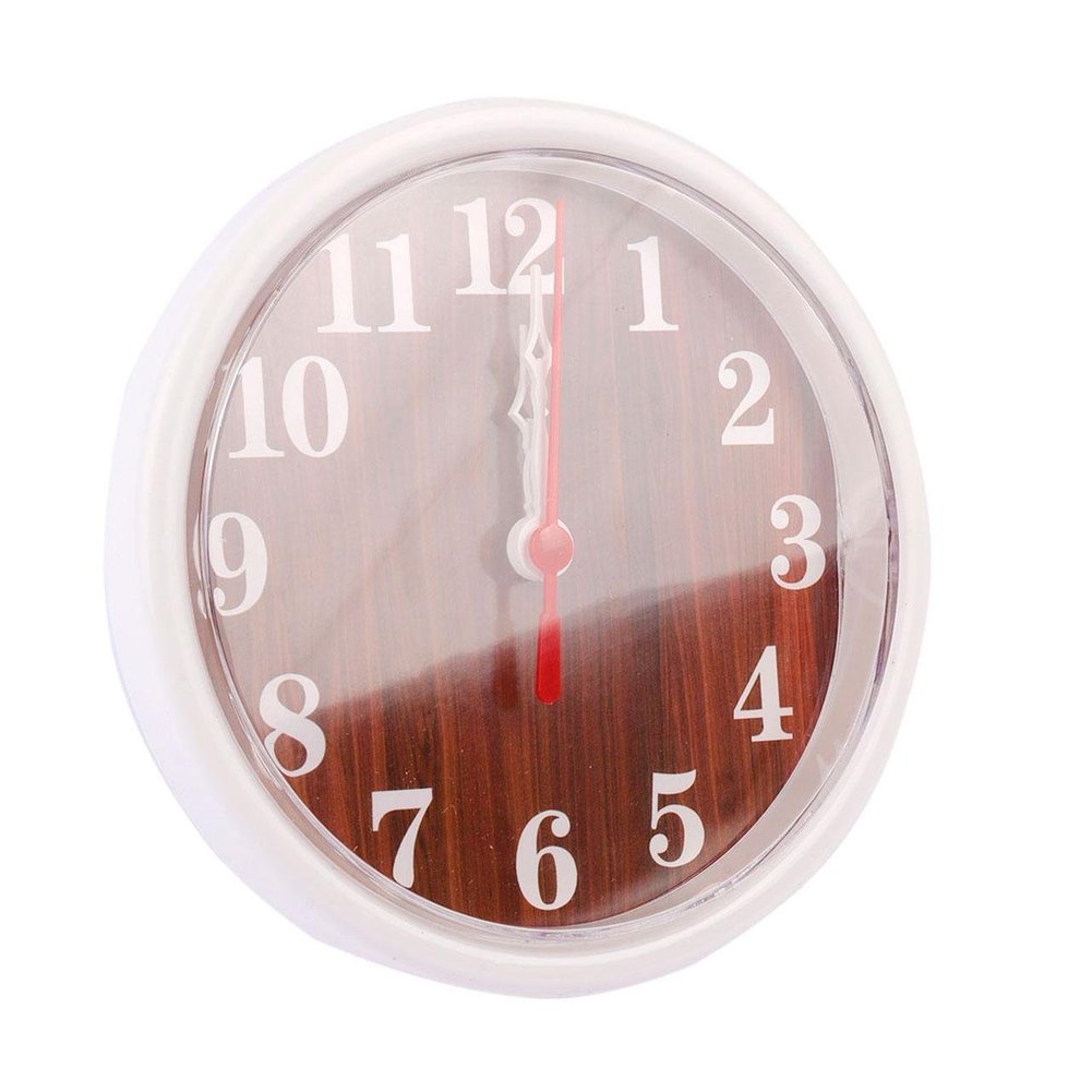 Relógio Analógico de Parede e Mesa 15cm Madeira
