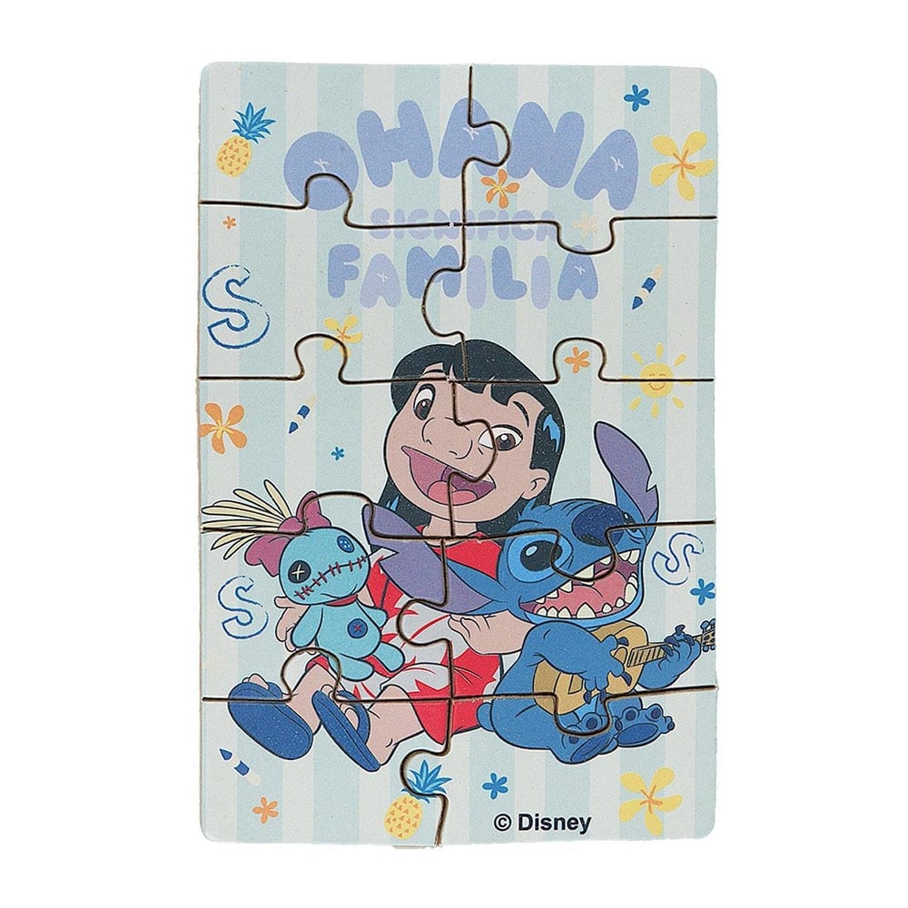 Quebra Cabeça 10 Peças Lilo Stitch Sortidos