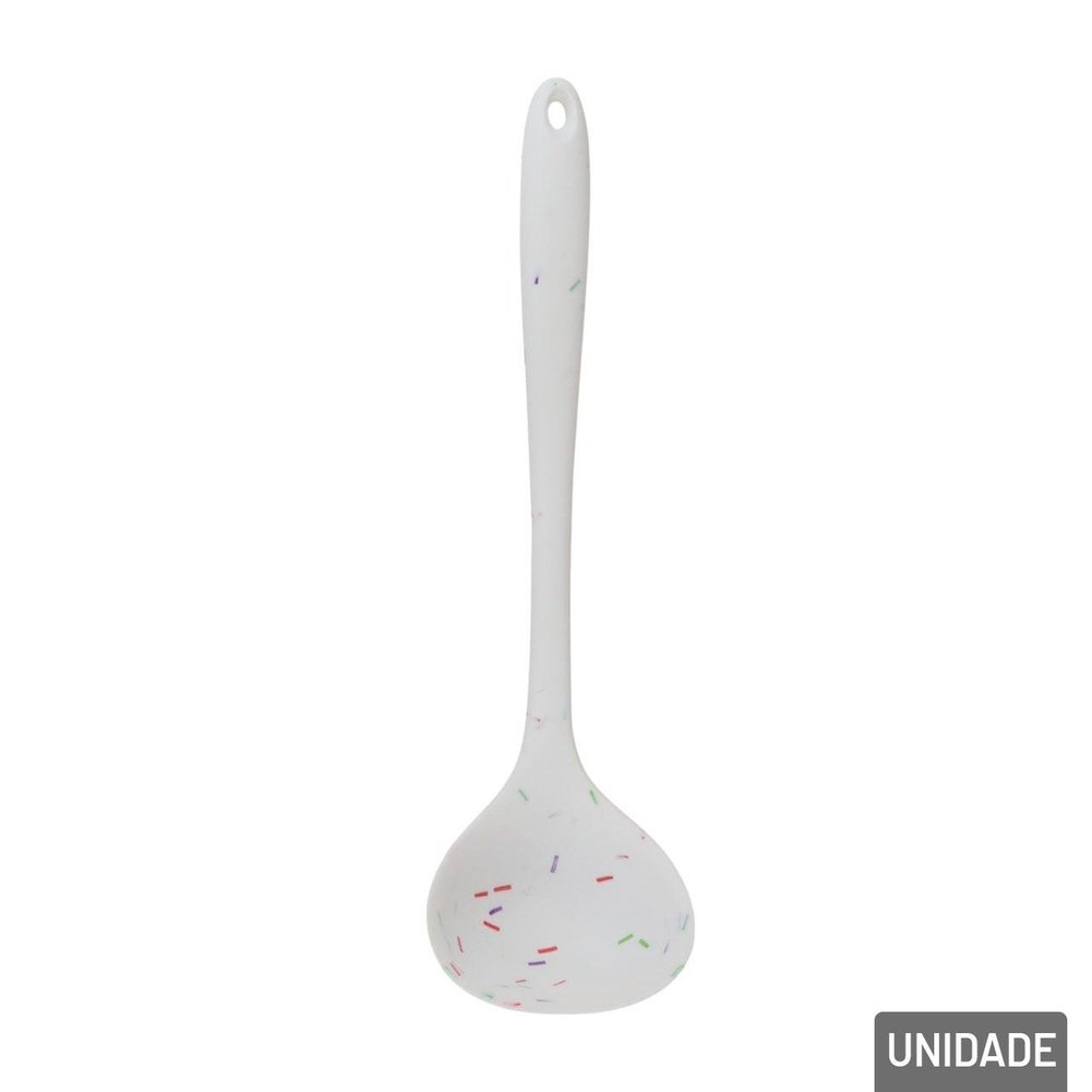 Concha de Silicone e Nylon 30cm Branca