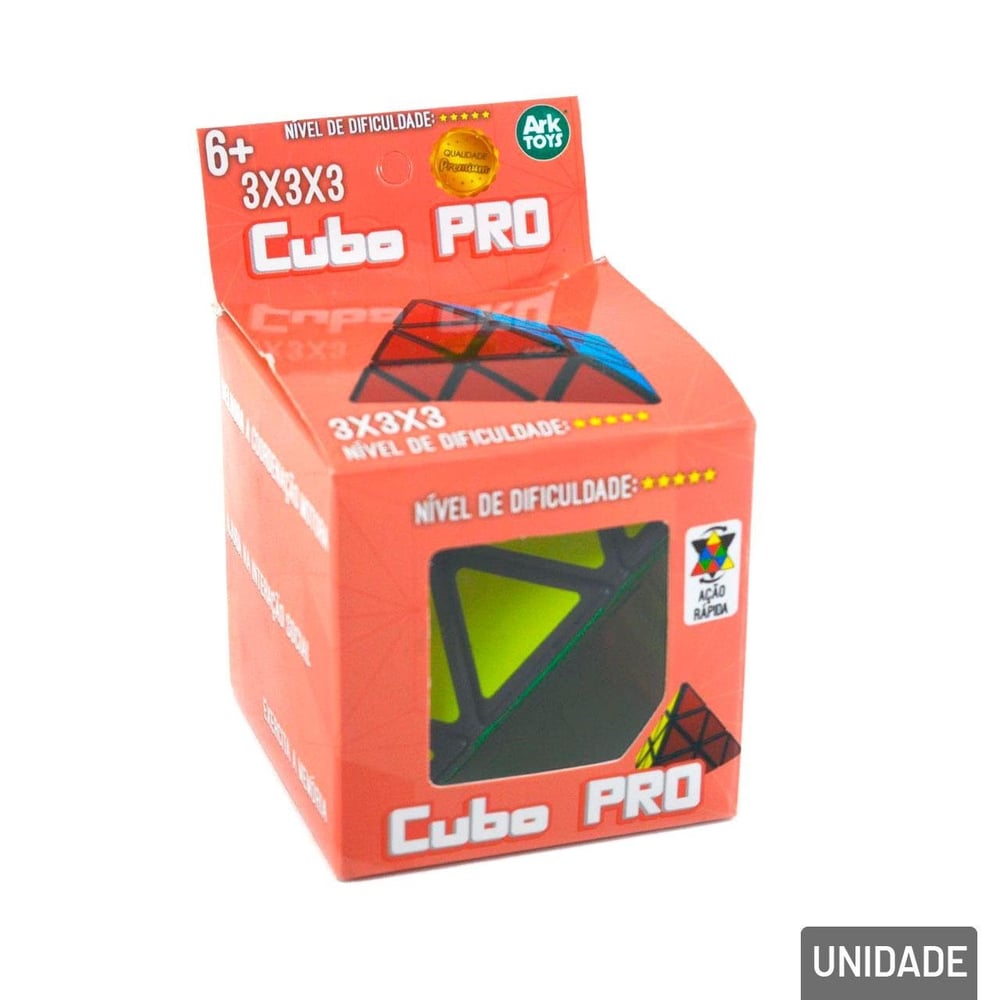 Cubo Mágico 3x3 7cm PRO Triangular
