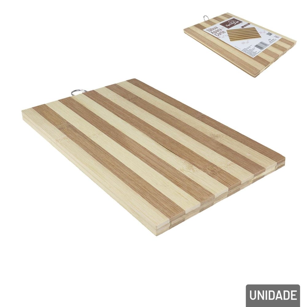 Tábua de Corte Bambu 30x20 com Alça