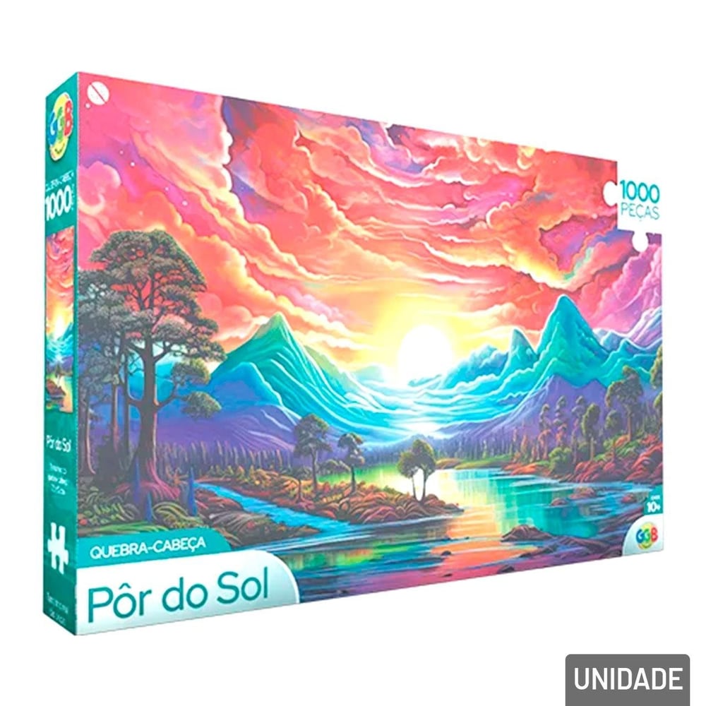 Quebra Cabeça 1000 Peças Pôr do Sol