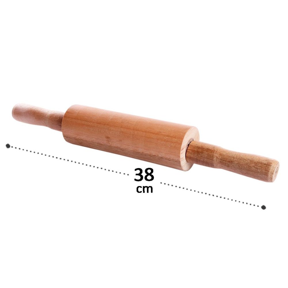Rolo de Massa 38cm Madeira