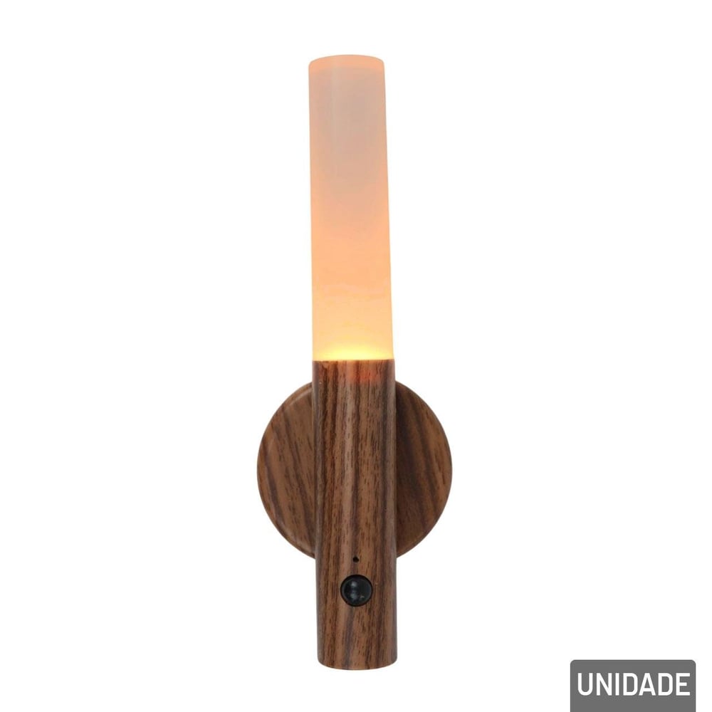 Luminária Externa de LED 18,5cm Sensor Inteligente