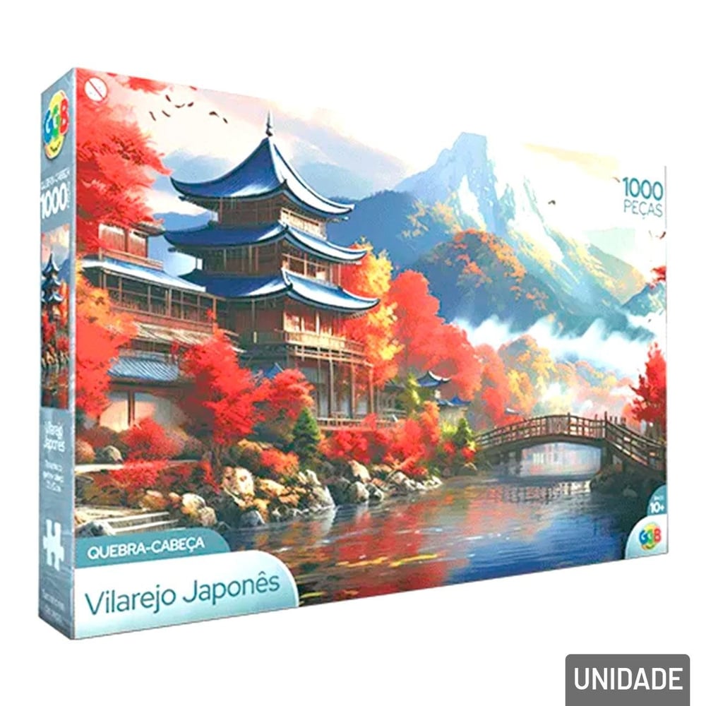 Quebra Cabeça 1000 Peças Vilarejo Japonês