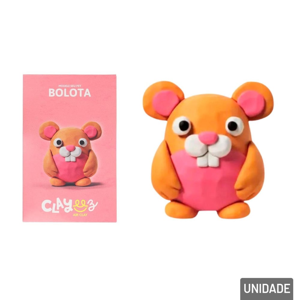 Massinha de Modelar 05 Pçs AIR Clay Pets Sortidos