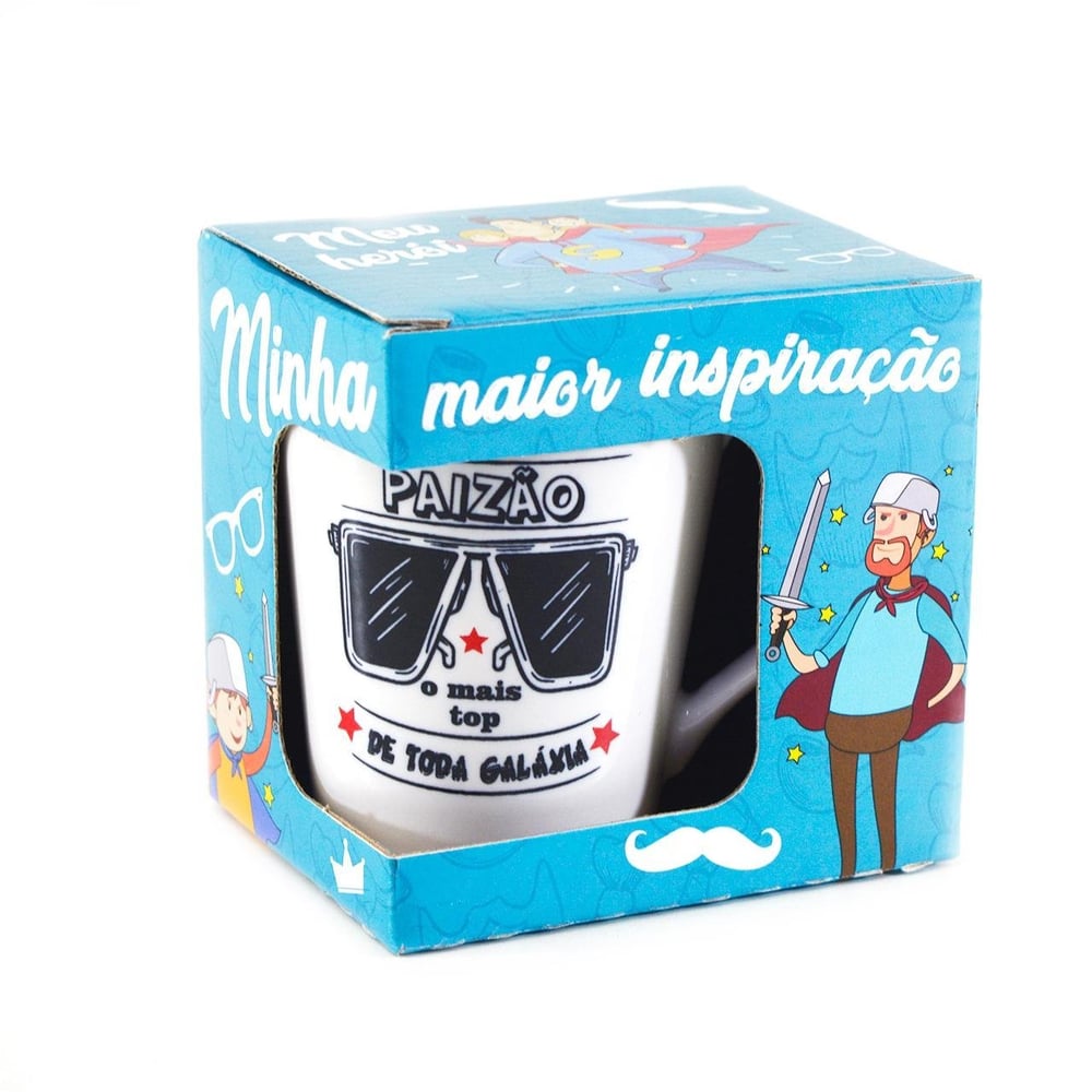 Caneca de Porcelana 250ml DIA DOS Pais Sortidos