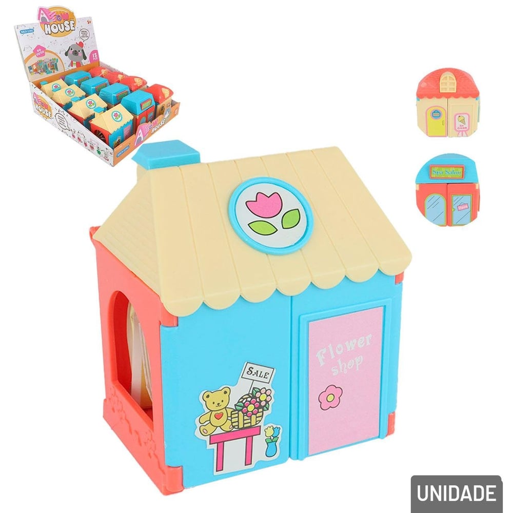 Casinha de Bonecas com Acessórios 6 Pçs Color