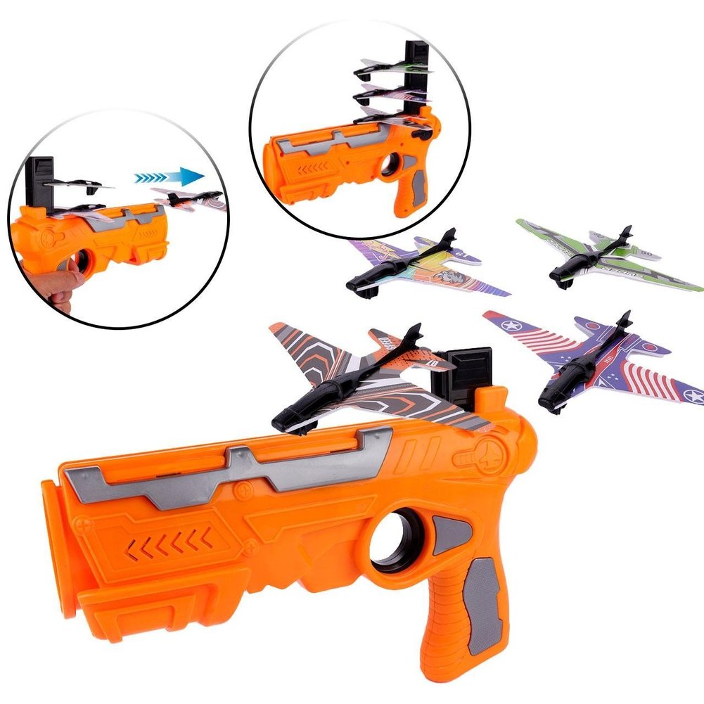 Pistola Lança Avião 25cm Color