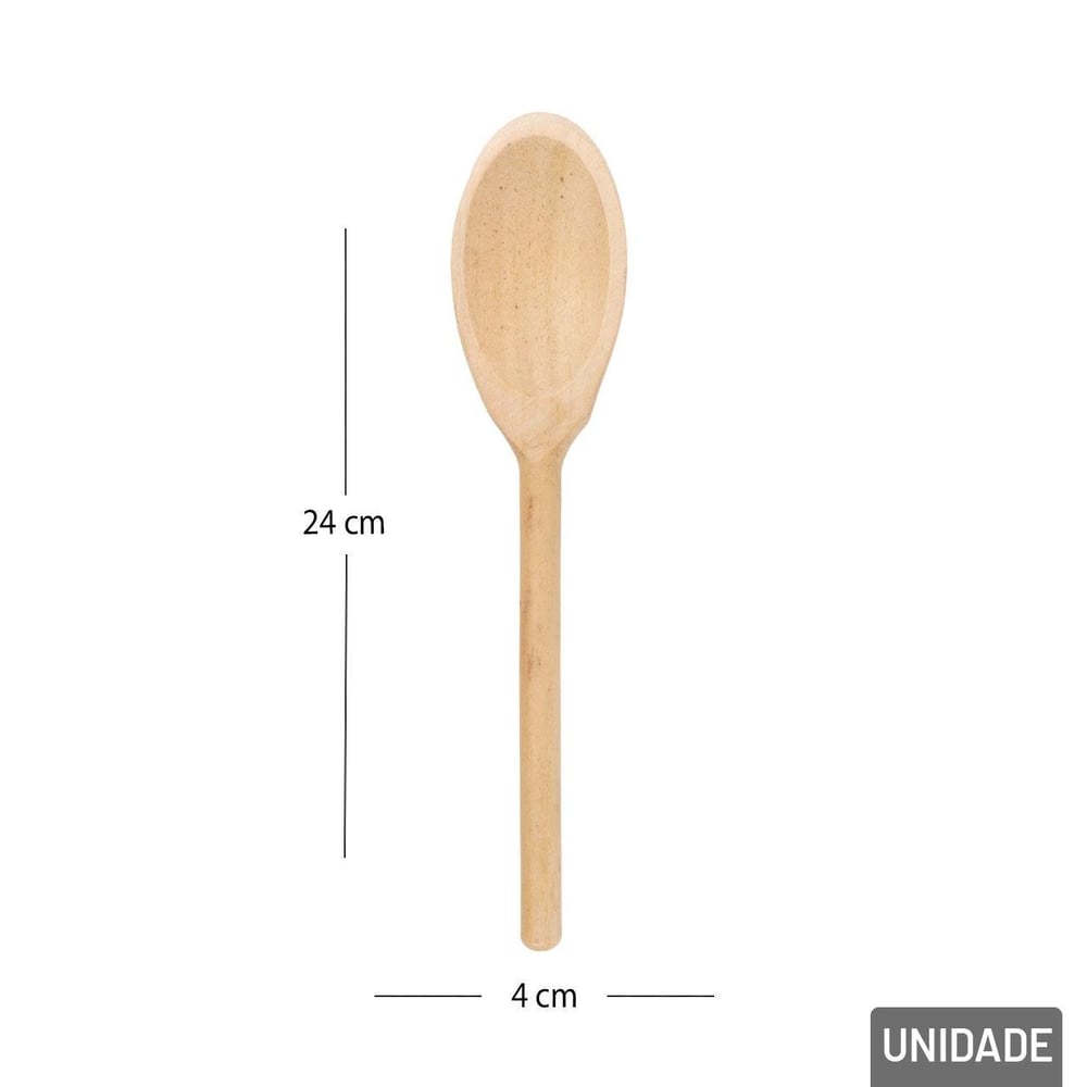 Colher de Bambu Multiuso 24cm
