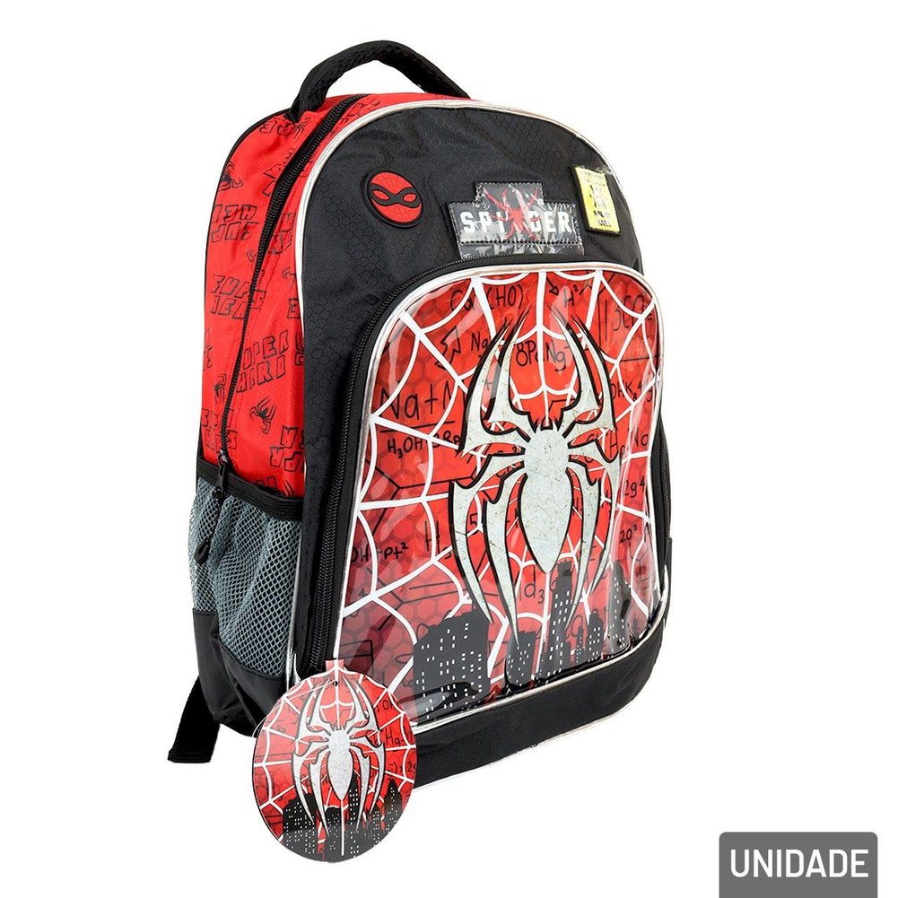 Mochila Infantil 16'' 41cm Aranha Color