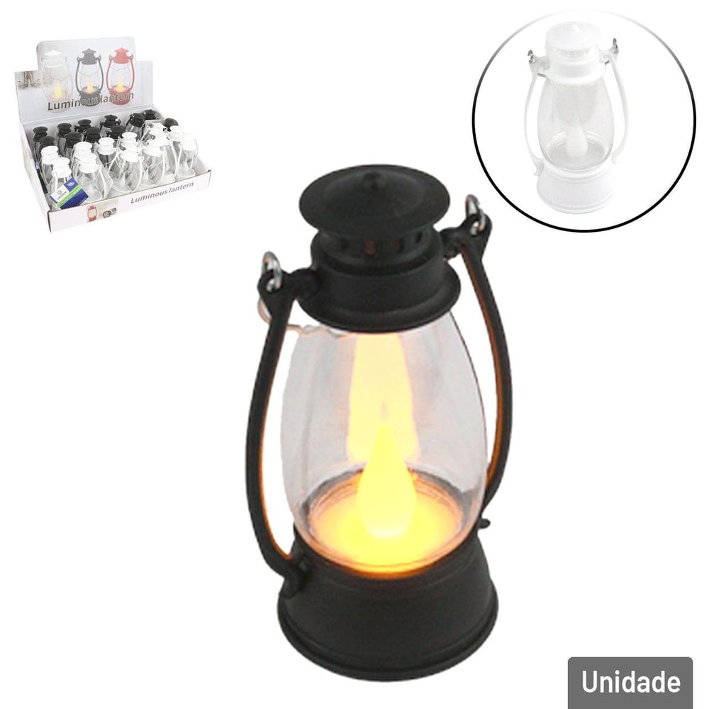 Luminária de LED 9,5cm Lamparina Decorativa Color