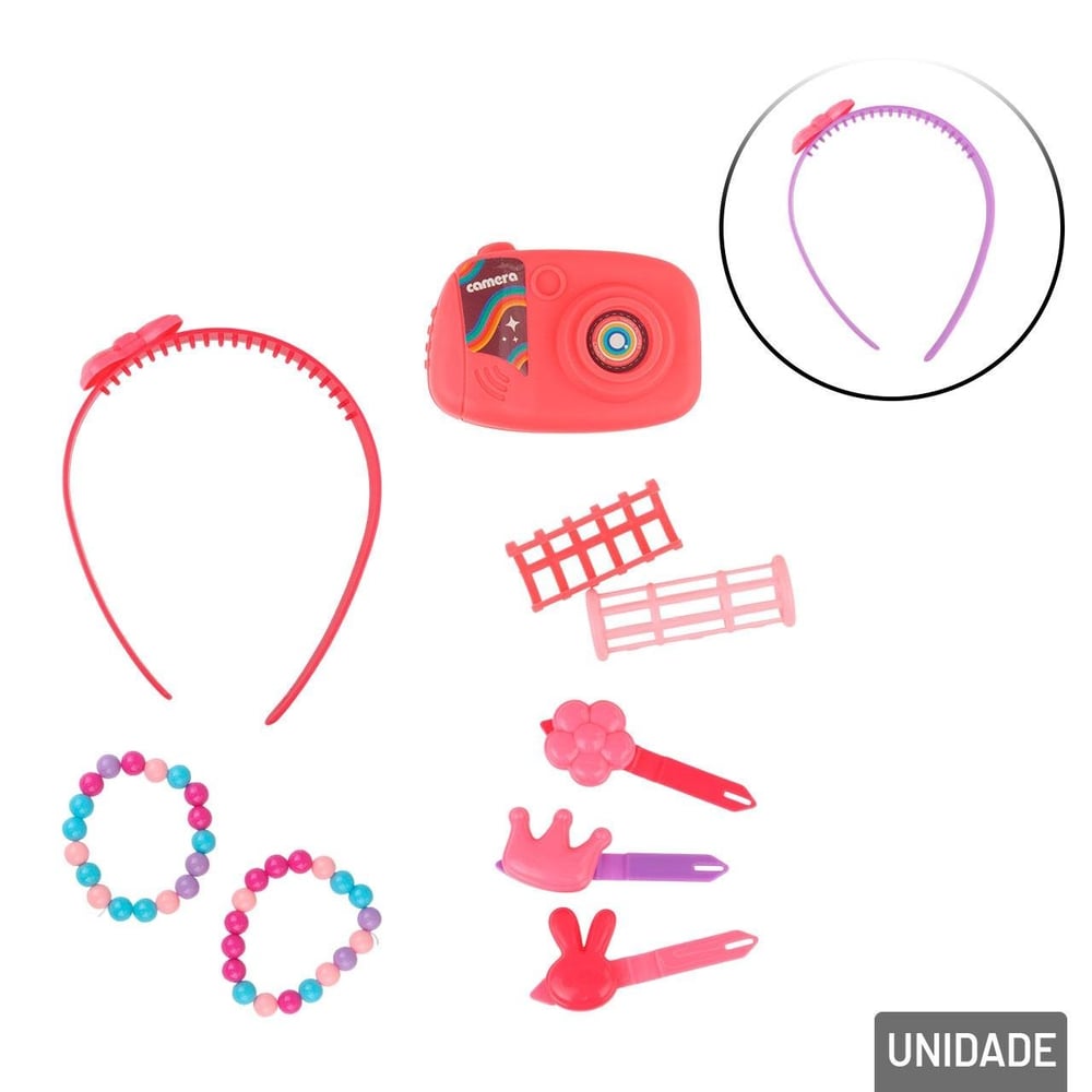 KIT Salão de Beleza 9 Peças Infantil Color