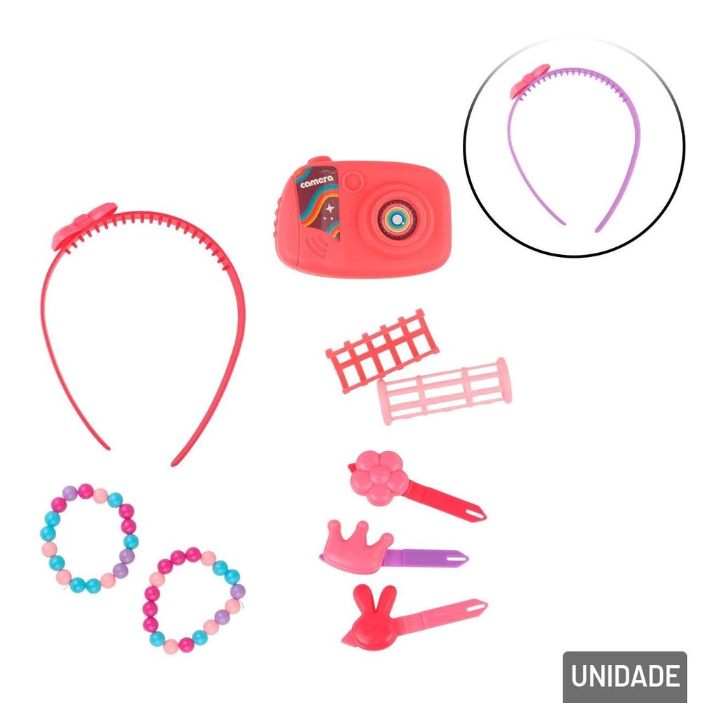 KIT Salão de Beleza 9 Peças Infantil Color