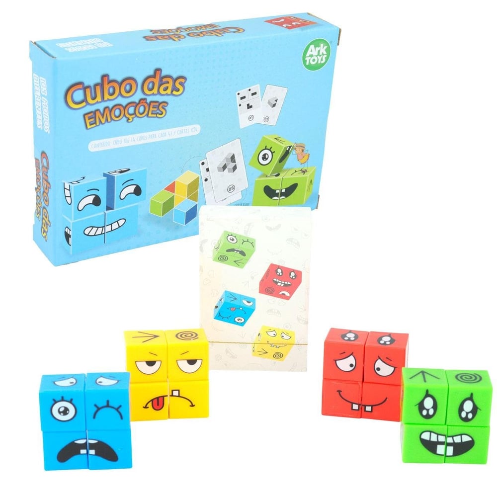 Jogo Cubo das Emoções 70 Peças
