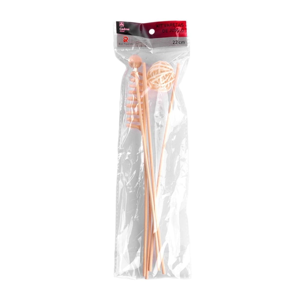 Varetas de Madeira Para Difusor 06 Peças 22cm