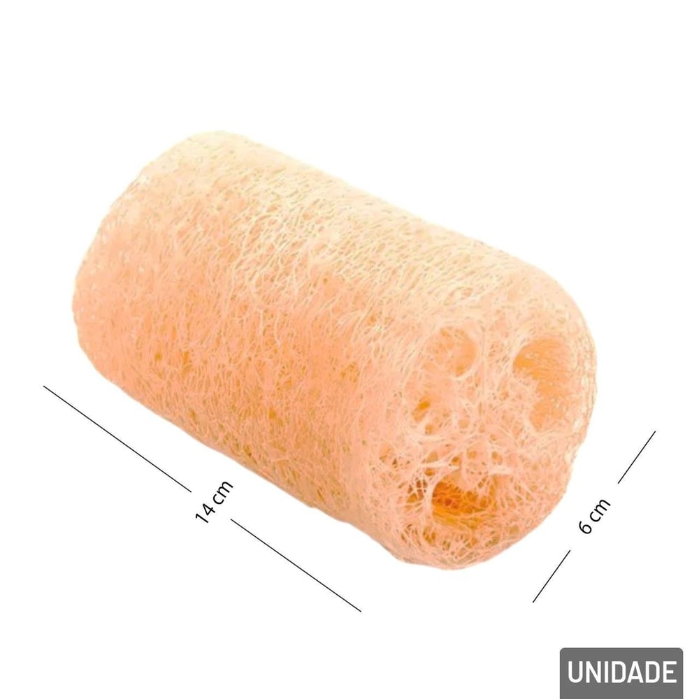 Bucha Vegetal Natural 14cm da Roça