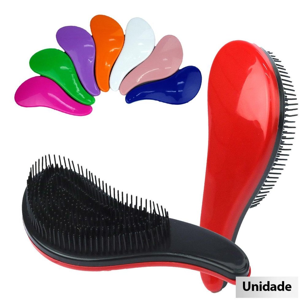 Escova de Cabelo Desembaraçadora Funcional Color