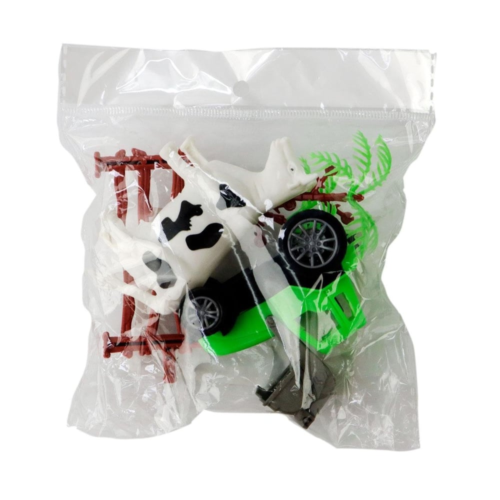 KIT Animais de Plástico 04 Peças Fazenda