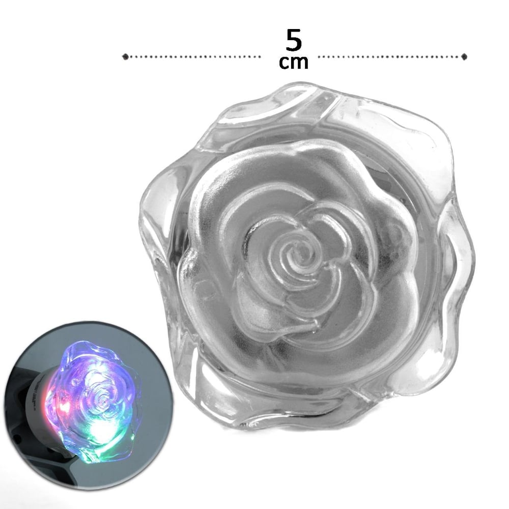 Luminária de Tomada Bivolt Rosa Branco