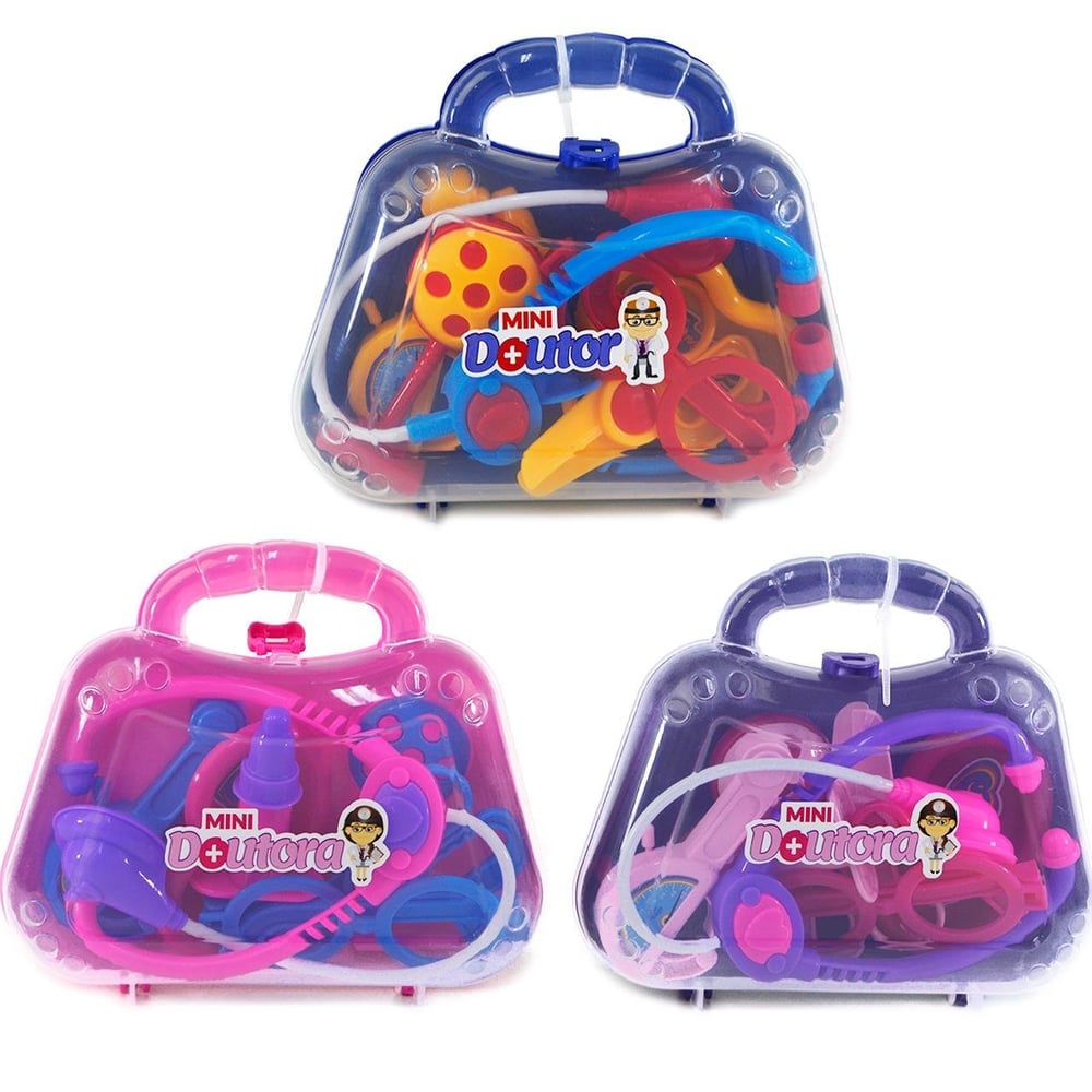 KIT Médico Infantil 07 Peças com Maleta