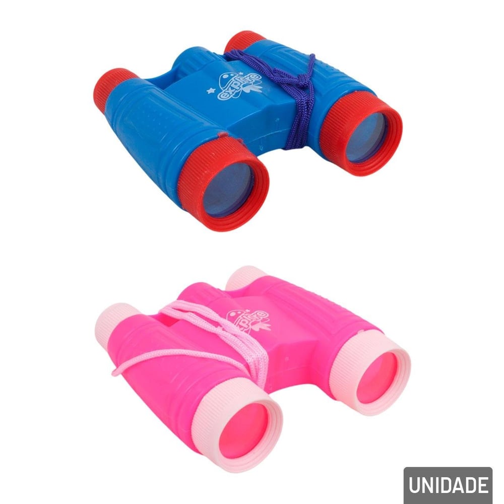 Binóculos de Plástico Infantil 11cm Color