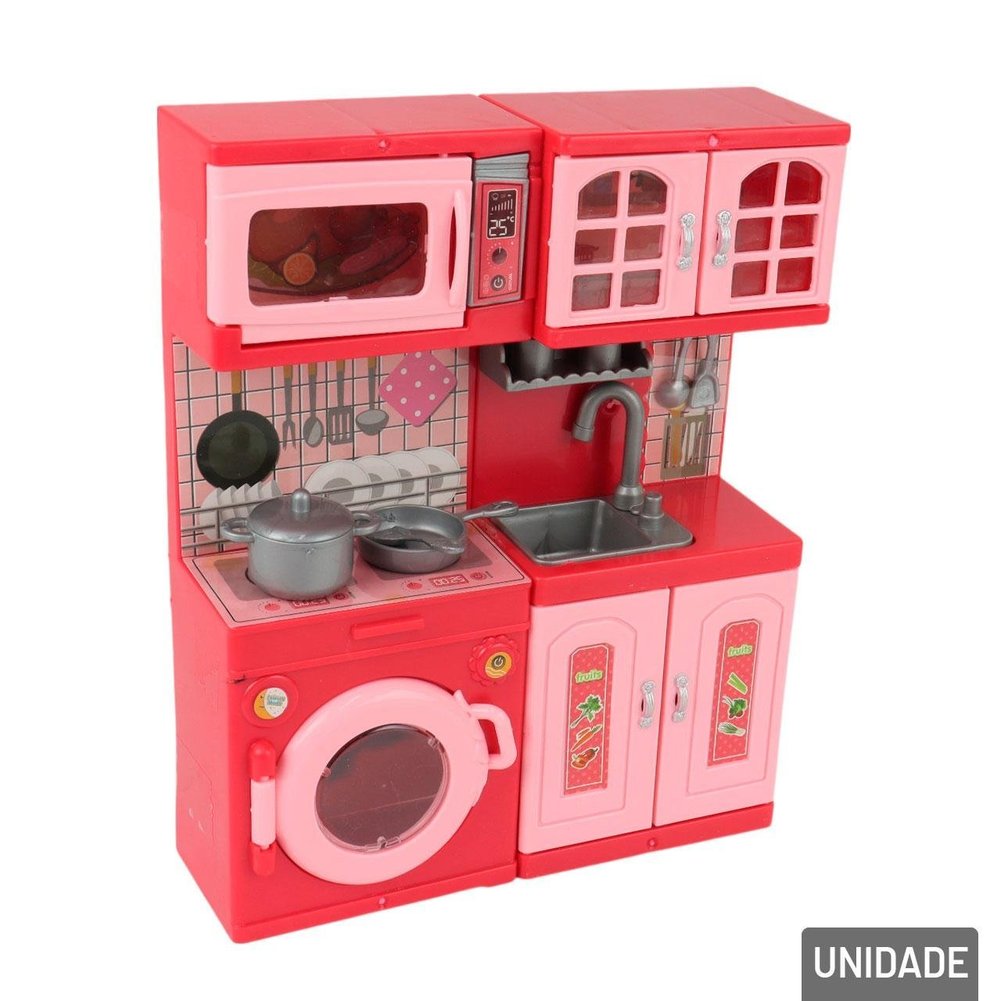 Móveis de Plástico Para Casinha de Boneca Cozinha