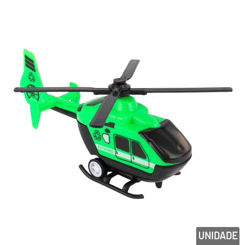 Helicóptero de Plástico Movido à Fricção Sortidos