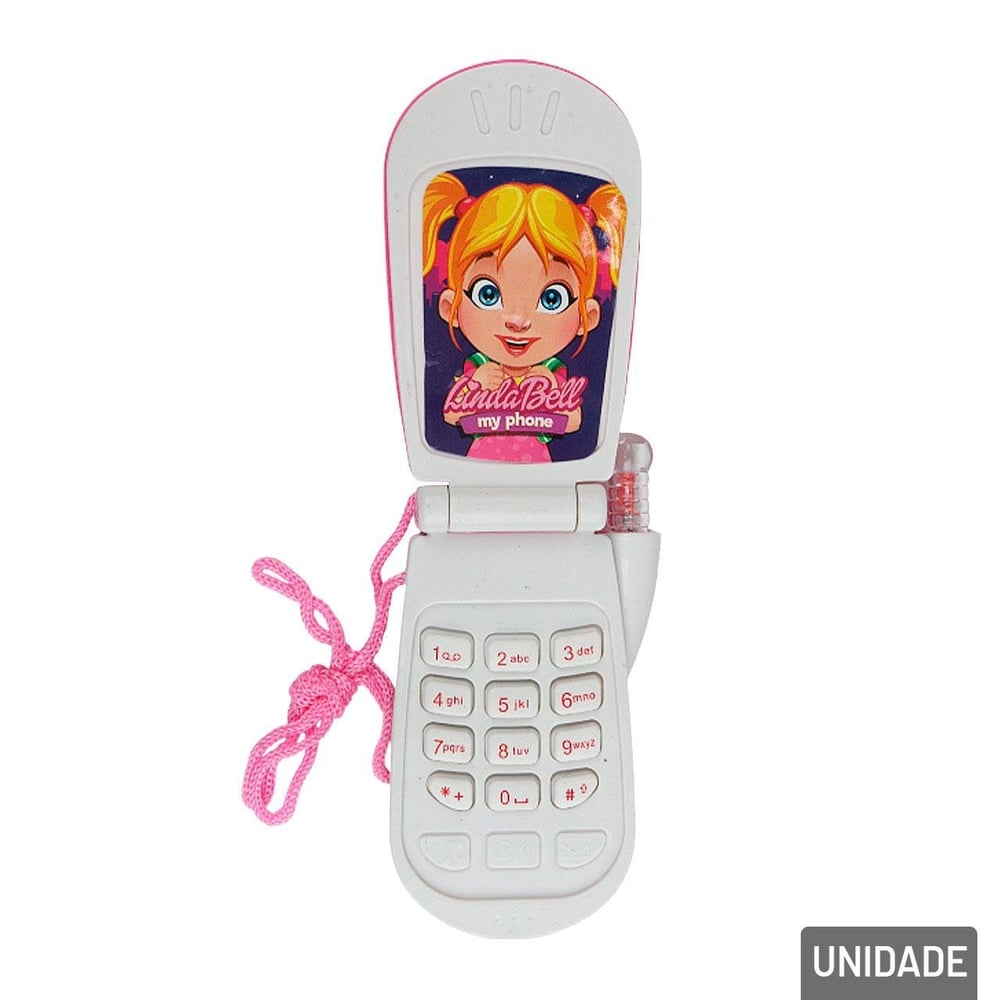Celular Infantil com LUZ e SOM Lily Color
