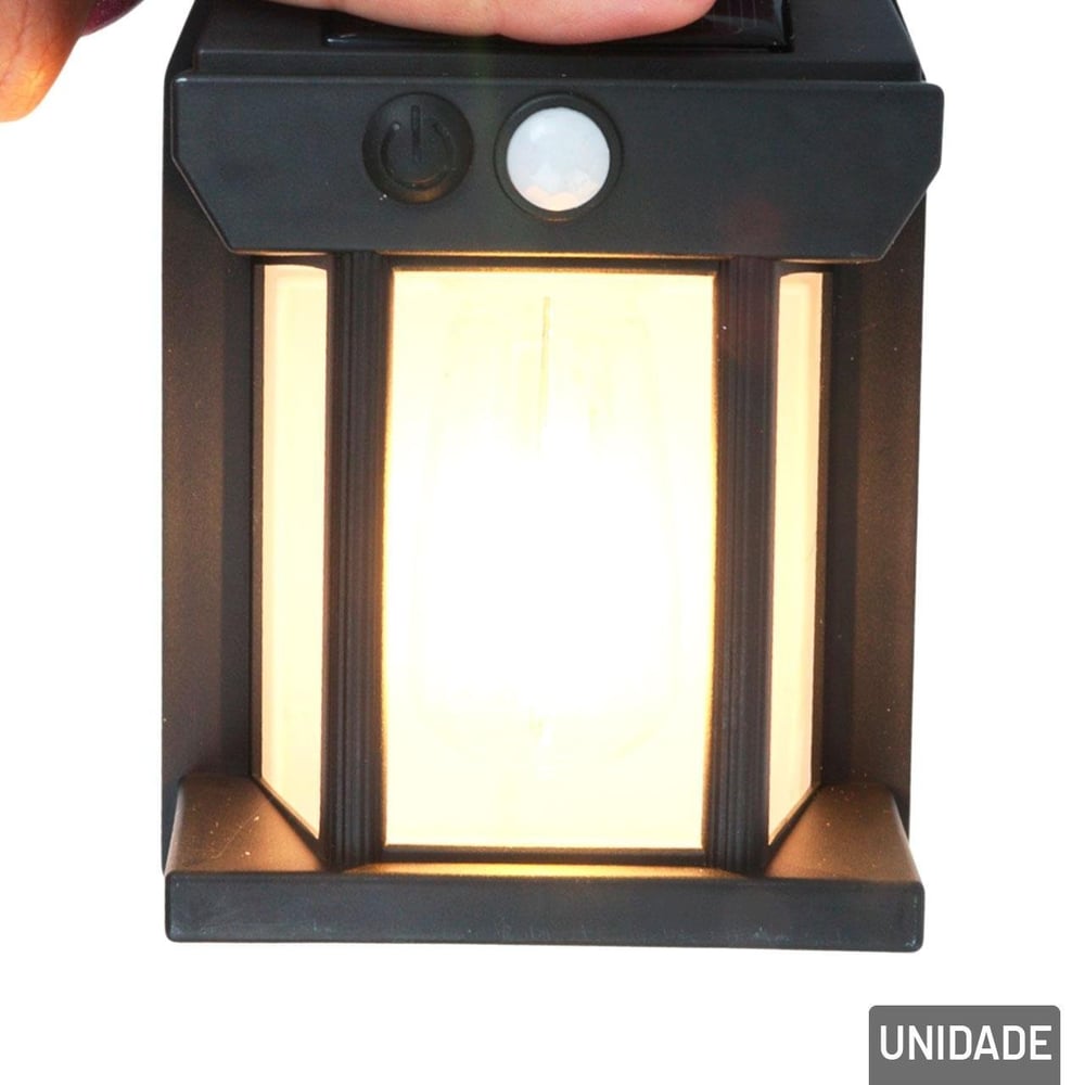 Luminária Externa de LED 15cm Sensor Inteligente